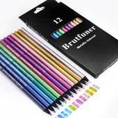 12 boja metalne olovke u boji Set olovaka u boji Povratak u školu Potrepštine za umjetnost Uredski pribor za djecu DIY Crtanje Slikanje