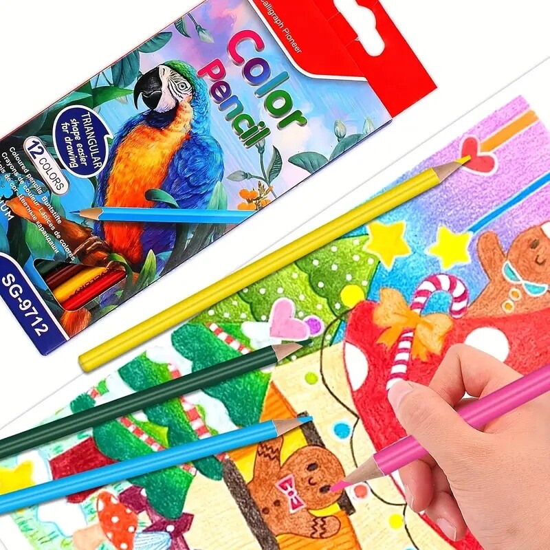 Цветен молив Скица Рисуване Молив Художник Ученици Комплект рисуване Ученически пособия Ръчна боя Оцветяване