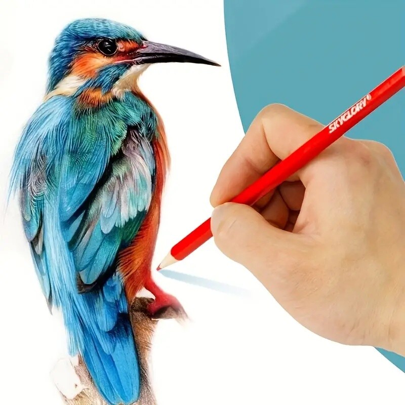 Цветен молив Скица Рисуване Молив Художник Ученици Комплект рисуване Ученически пособия Ръчна боя Оцветяване