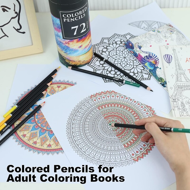 Komplet olovaka u boji od 72 komada, profesionalni umjetnički ručno oslikani grafiti, olovke u boji u boji, školski pribor za slikanje