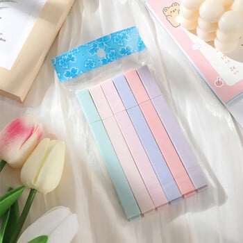 6 τεμ./σετ Παστέλ χρώματος επισήμανσης Kawaii Stationery Χρώμα μαρκαδόρου Σχολικά προμήθειες Φοιτητικό μαρκαδόρο Highlighter Ιαπωνικά χαρτικά