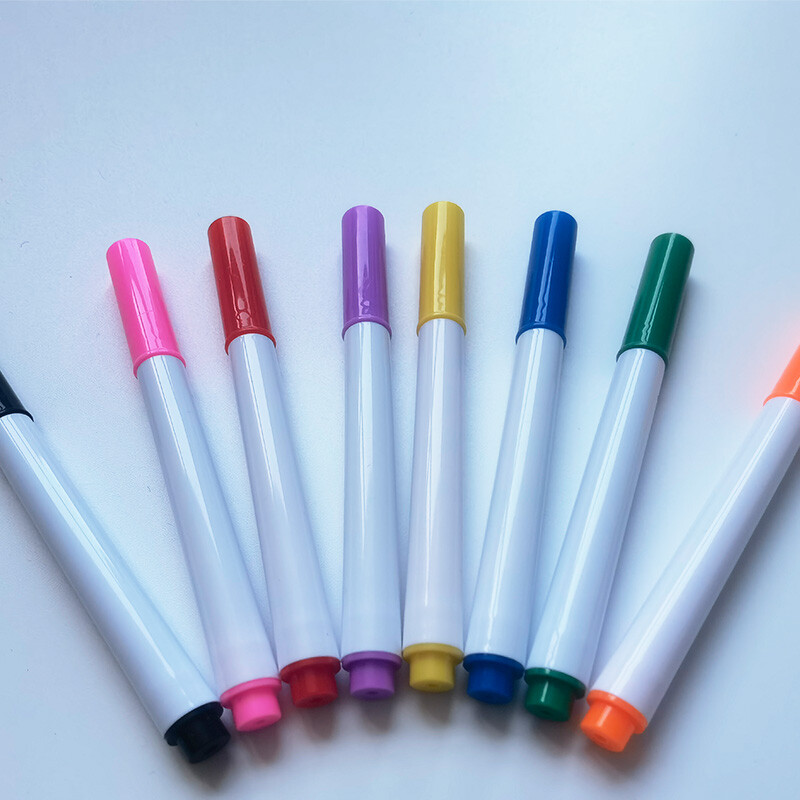 8 pakiranja markera za suho brisanje, markera za bijelu ploču，flomastera za kućni ured i učionicu，Work on Board, kalendara, finog vrha