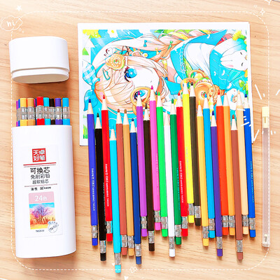 36 boja Likovni pribor Estetski pribor Školski pribor Crtanje Olovka u boji Mehanička olovka u boji 2,0 mm