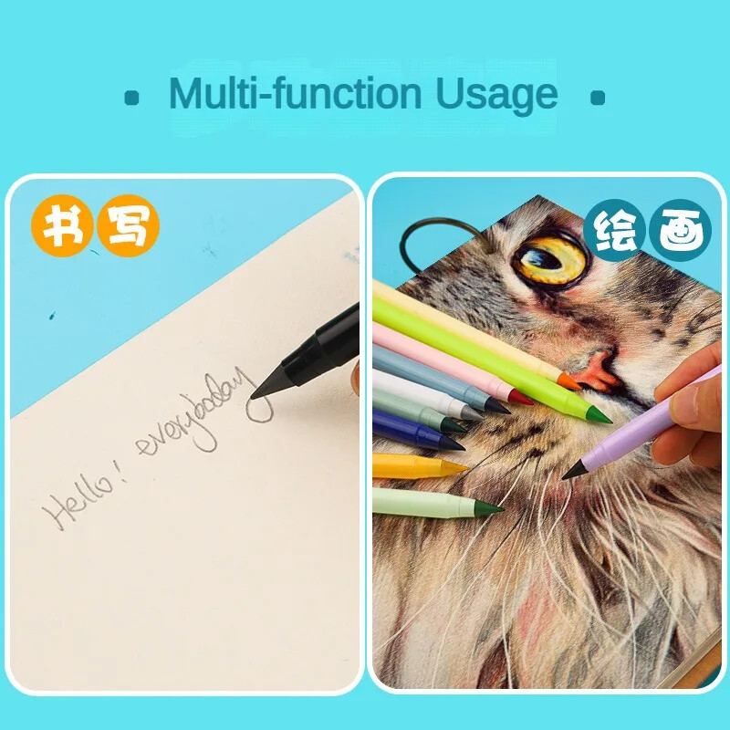 13/39 Boja/Set Neograničeno pisanje Olovka u boji beskonačno Bez tinte Novost Vječne olovke Olovka Umjetnička olovka u boji Školski pribor