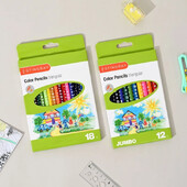 12 debelih i 18 tankih šipki Trokutasta obojena olovna kutija Crtana kutija Grafiti Olovka Darovi za studente Uredski pribor