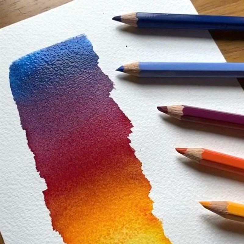 12/72 Boje Uljna olovka za slikanje Umjetnička olovna olovka u boji Set drvenih olovaka za skicu Ručno oslikani školski uredski pribor