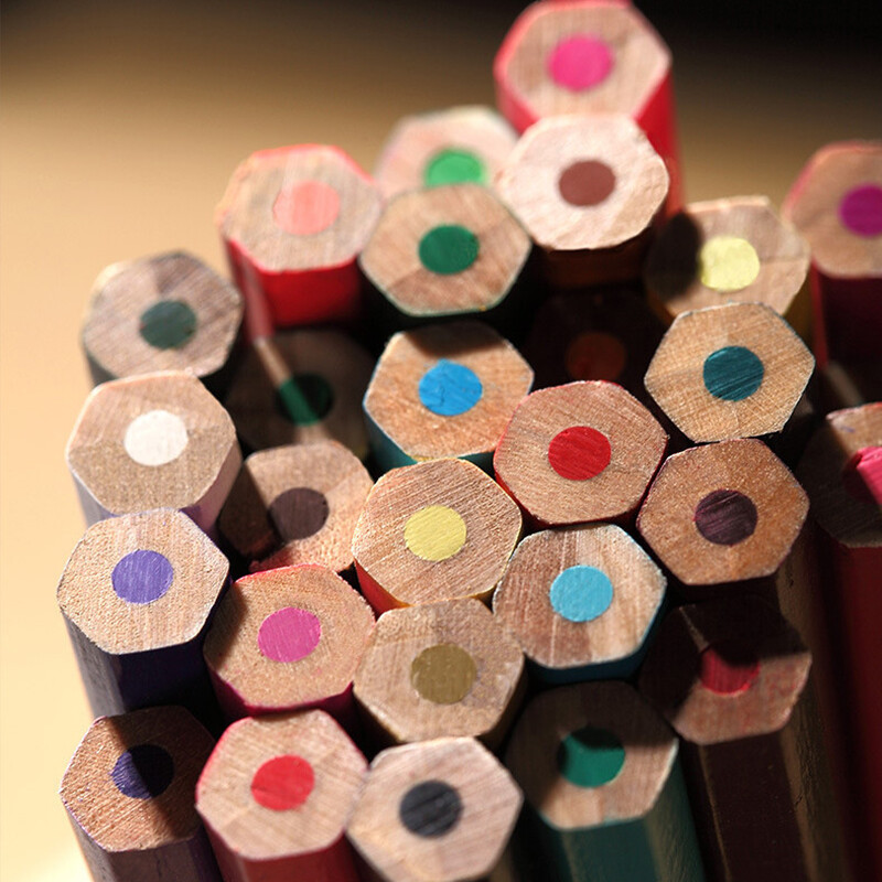 12/72 Boje Uljna olovka za slikanje Umjetnička olovna olovka u boji Set drvenih olovaka za skicu Ručno oslikani školski uredski pribor