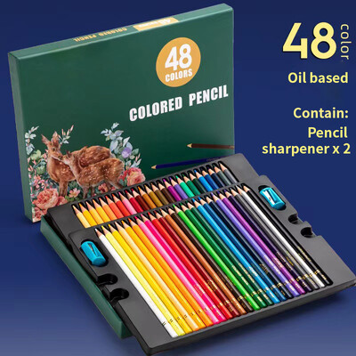 48/72 boje, profesionalne uljane olovke u boji Vodene vodene olovke za crtanje s torbom za pohranjivanje, pribor za umjetnost