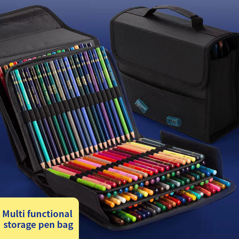48/72 boje, profesionalne uljane olovke u boji Vodene vodene olovke za crtanje s torbom za pohranjivanje, pribor za umjetnost