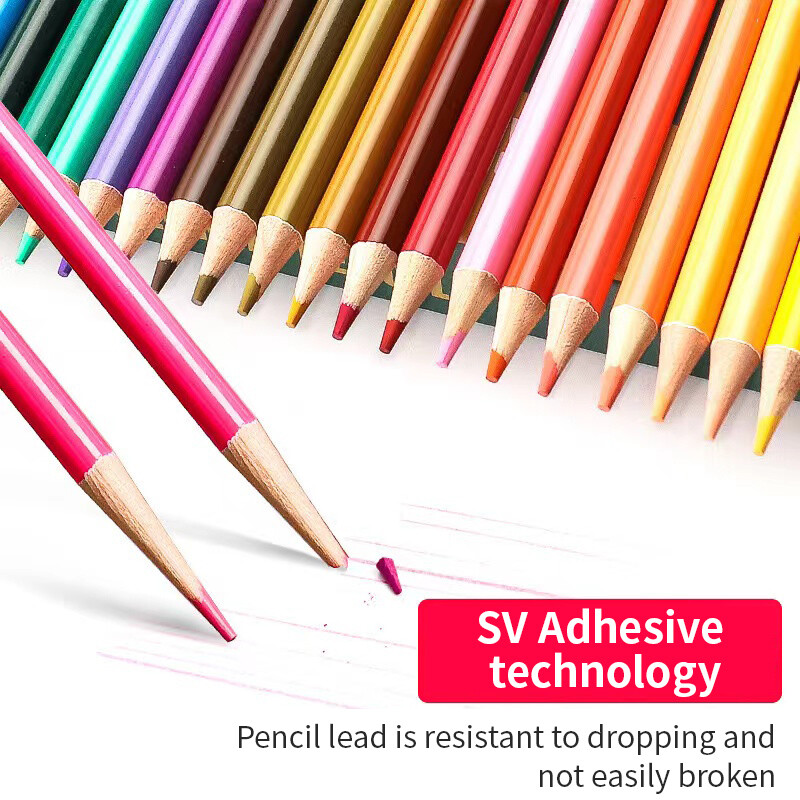 48/72 boje, profesionalne uljane olovke u boji Vodene vodene olovke za crtanje s torbom za pohranjivanje, pribor za umjetnost