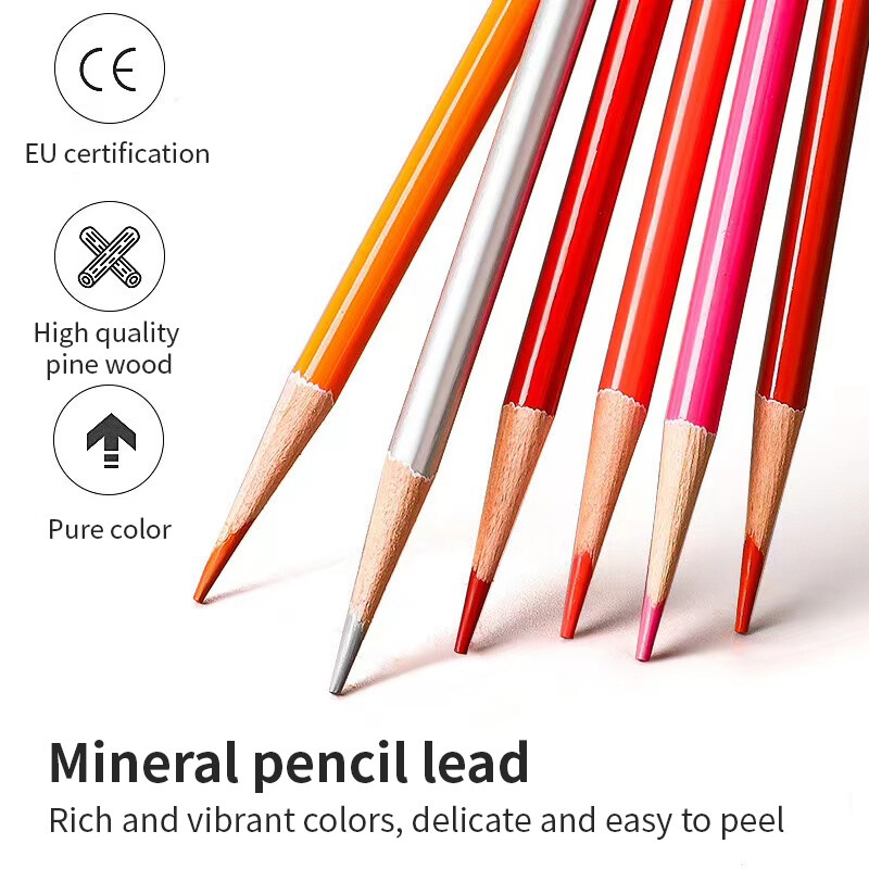 48/72 boje, profesionalne uljane olovke u boji Vodene vodene olovke za crtanje s torbom za pohranjivanje, pribor za umjetnost