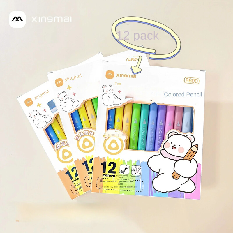 Set olovaka u 12 boja Eternal Unlimited Pencil for Kids Infinity Pen Sketch Painting Pribor Kawaii bojice Olovke za bojanje