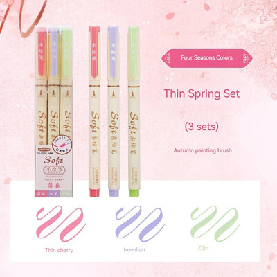 Olovke s vrhom kista u 30 boja Fleksibilni vrh Na vodenoj bazi za umjetničko pisanje dnevnika Bojanje rukom Natpisi Kaligrafska olovka Crtanje