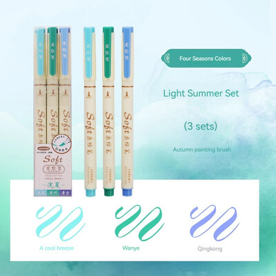 Olovke s vrhom kista u 30 boja Fleksibilni vrh Na vodenoj bazi za umjetničko pisanje dnevnika Bojanje rukom Natpisi Kaligrafska olovka Crtanje