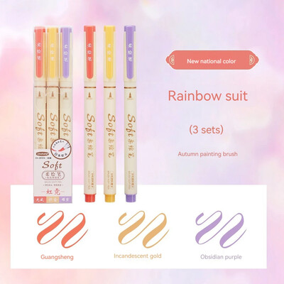 Olovke s vrhom kista u 30 boja Fleksibilni vrh Na vodenoj bazi za umjetničko pisanje dnevnika Bojanje rukom Natpisi Kaligrafska olovka Crtanje