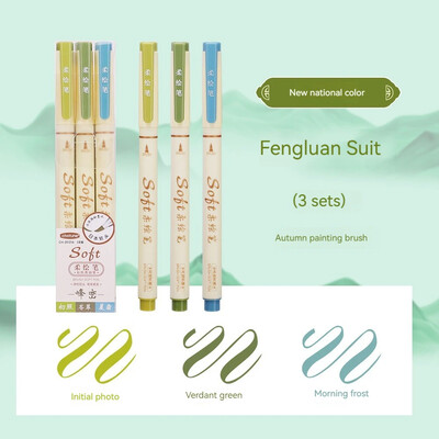 Olovke s vrhom kista u 30 boja Fleksibilni vrh Na vodenoj bazi za umjetničko pisanje dnevnika Bojanje rukom Natpisi Kaligrafska olovka Crtanje
