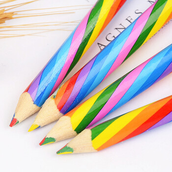 Gradient Rainbow Pencils Σετ ζωγραφικής Κραγιόνι για ενήλικες Πολύχρωμα μολύβια Τέχνη Σχέδιο Χρωματισμός Σκίτσο Είδη γραφικής ύλης