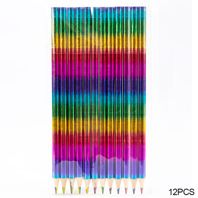 Комплекти моливи с градиентна дъга Пастели за рисуване за възрастни Многоцветни моливи Арт Рисуване Оцветяване Скициране Канцеларски материали