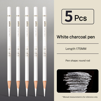 Karbonska olovka Profesionalna bijela ugljena olovka za isticanje bijela/crna/smeđa boja Karbonska olovka za crtanje Art alati