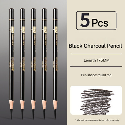 Karbonska olovka Profesionalna bijela ugljena olovka za isticanje bijela/crna/smeđa boja Karbonska olovka za crtanje Art alati