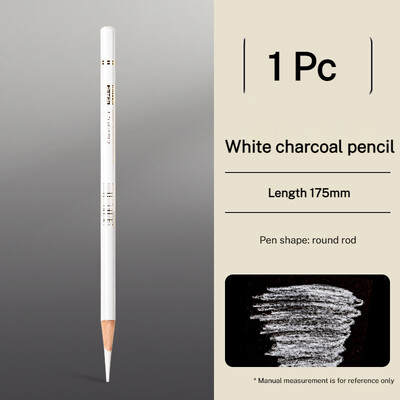 Karbonska olovka Profesionalna bijela ugljena olovka za isticanje bijela/crna/smeđa boja Karbonska olovka za crtanje Art alati