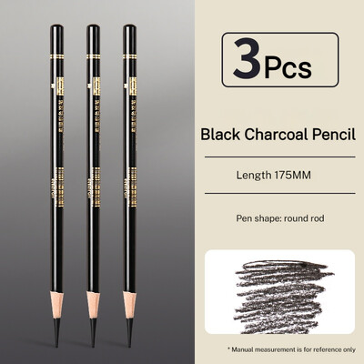 Karbonska olovka Profesionalna bijela ugljena olovka za isticanje bijela/crna/smeđa boja Karbonska olovka za crtanje Art alati