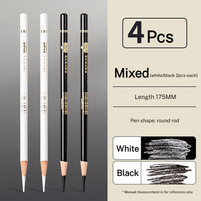 Karbonska olovka Profesionalna bijela ugljena olovka za isticanje bijela/crna/smeđa boja Karbonska olovka za crtanje Art alati