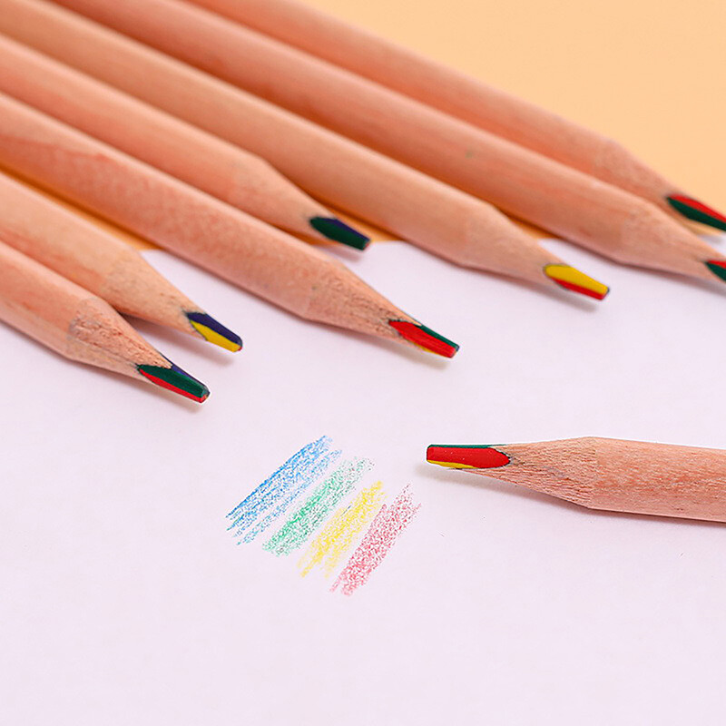3/5 бр. 7 цвята Моливи с градиент на дъгата Моливи с джъмбо цвят Многоцветни моливи за изкуство, рисуване, оцветяване, скициране