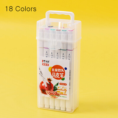 12/18/24/36 Marker u boji Dvostruki set markera na bazi vode Studentski slikarski pribor Školski pribor