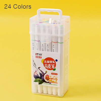 12/18/24/36 Marker u boji Dvostruki set markera na bazi vode Studentski slikarski pribor Školski pribor