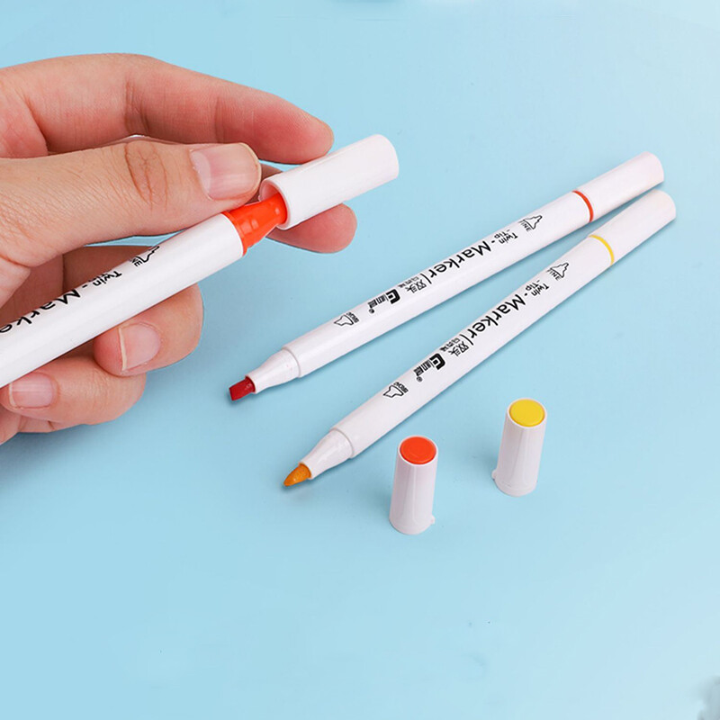 12/18/24/36 Marker u boji Dvostruki set markera na bazi vode Studentski slikarski pribor Školski pribor