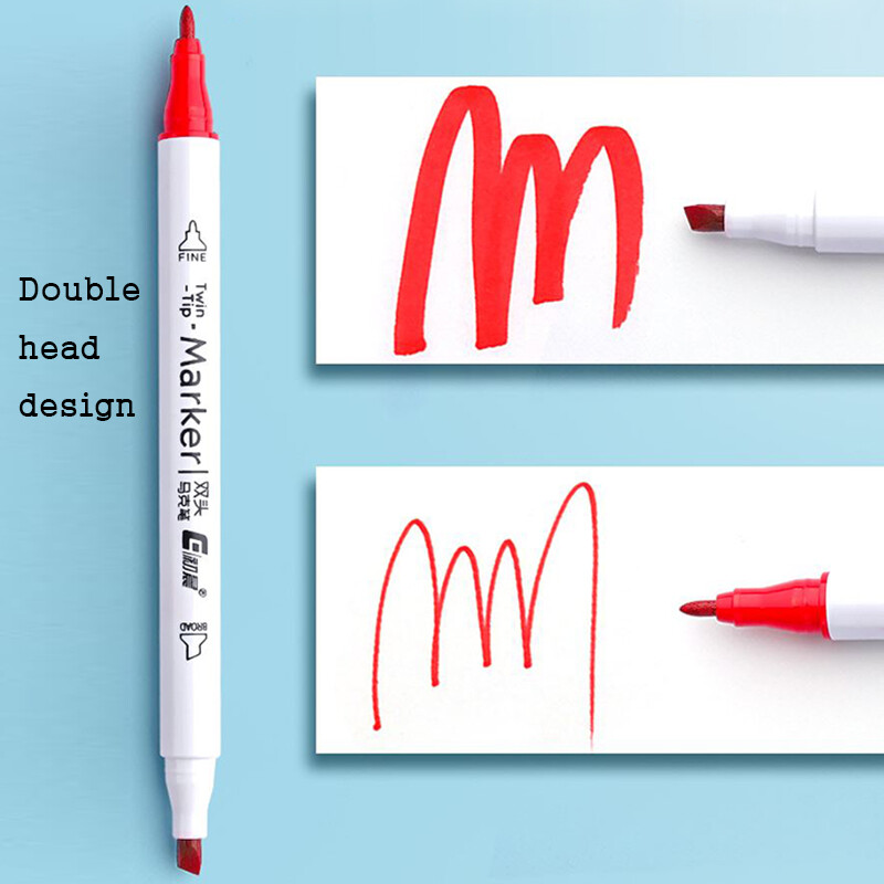 12/18/24/36 Marker u boji Dvostruki set markera na bazi vode Studentski slikarski pribor Školski pribor