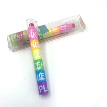 1 τεμ 6 χρωμάτων New Creative DIY Splicable Solid Highlighter Marking Suit Marking Pen Back to School Stationery