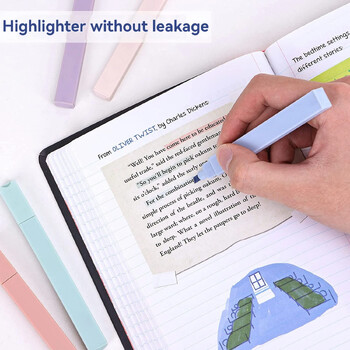 6 τμχ Soft Tip Highlighters στυλό Σχέδιο γκράφιτι Μαρκαδόρος Στυλό Πολύχρωμο φθορίζον στυλό Μαθητικής επιστολής Σχολικά είδη