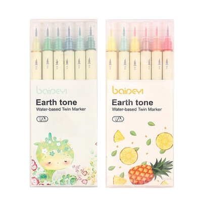 30 цвята маркери с двоен връх, фини линии и акварелни четки за художествено скициране, калиграфия или дневници, рисуване, оцветяване