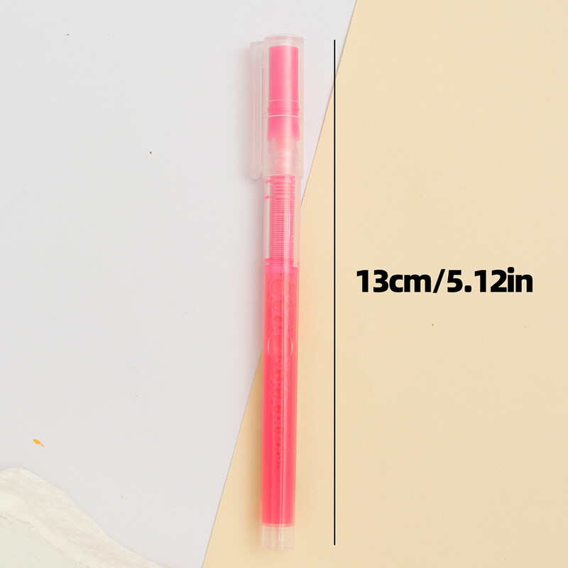 12 komada Raznobojna gel olovka Ravni tekući marker za crtanje Crtanje Art markeri Ravni tekući roler Fluorescentna olovka