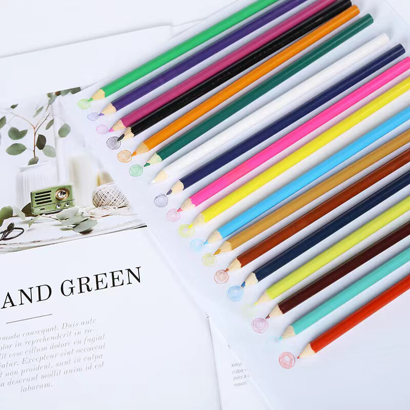 Creioane colorate profesionale pentru desen Set de creioane de 18 culori diferite Crayon Papetarie Rechizite scolare de birou lapices