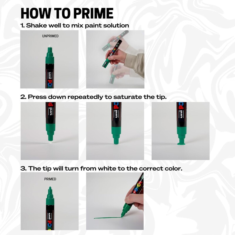 UNI POSCA Marker Pen 12 Spalva Akrilo Plumones Rotuladores PC-1M,3M,5M POP Plakatas Rašiklis Audinys Dažų Žymekliai Meninė Tapyba 1Vnt.