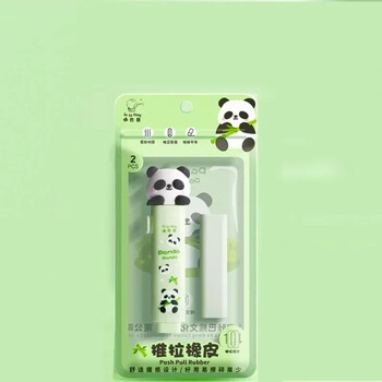 Panda Eraser Pencil Portable Push-pull Cute Stationery Μολύβι Γόμα για Παιδιά Μαθητικά Σχολικά Προμήθειες