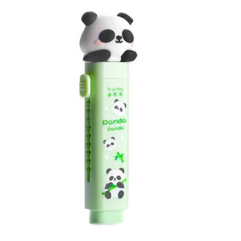 Panda Eraser Pencil Portable Push-pull Cute Stationery Μολύβι Γόμα για Παιδιά Μαθητικά Σχολικά Προμήθειες