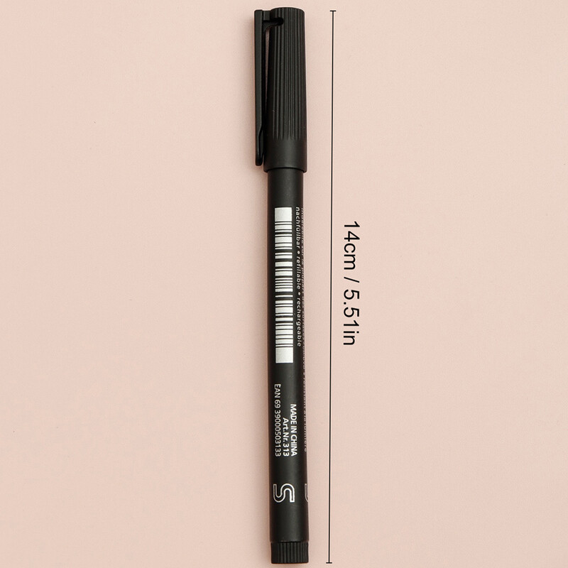 8 vnt. spalvoti nuolatiniai žymekliai, neperšlampami rašikliai, puikiai tinkantys pramonės mokyklos ir namų spalvotam dažymui linijos piešimui