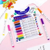 8 bucăți/set 8 culori artă graffiti bricolaj artizanat consumabile de desen instrumente de pictură textil vopsea pix țesătură marker pix tricou marker