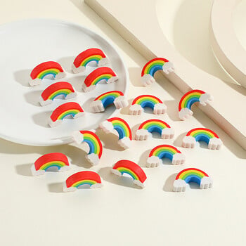 10 τμχ Creative Rainbow Bridge Eraser Μολύβι Καουτσούκ σχολικά είδη Χαριτωμένα κινούμενα σχέδια Mini Rainbow Bridge Eraser Παιδικά δώρα