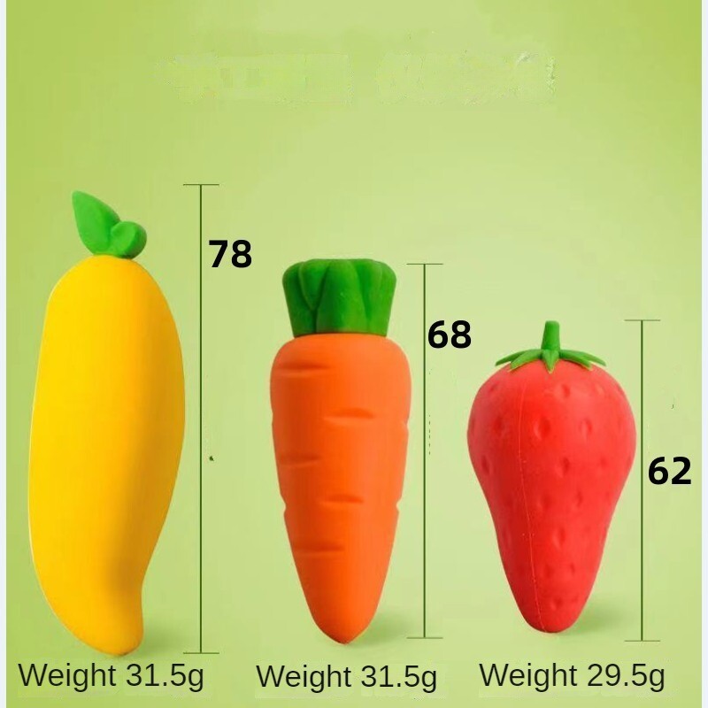 Big Mac Voće Kreativna Mrkva Gumica Unikatna slatka tiskanica Školski uredski pribor Djeca Učenici Olovka Gumica za djecu