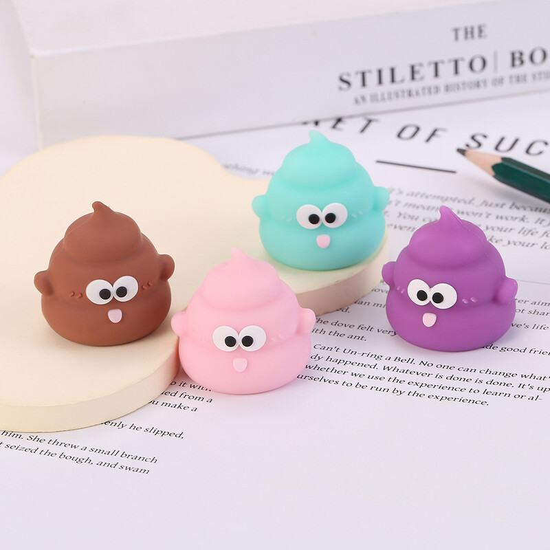 1 бр. Creative Mini Cute Poop острилка за моливи за ученици от началното училище Удобна острилка за моливи Подарък за детска награда