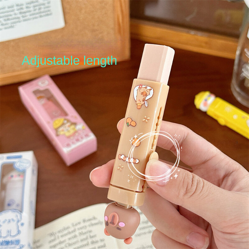 Сладък анимационен филм Сладък домашен любимец Push Pull Eraser Награда за ученик от началното училище Учебни материали Не оставяйте следи Без Shard Eraser