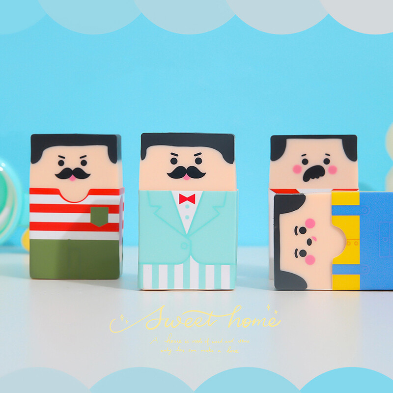 1 kom. Kreativna ćelavost Starac Gumica Olovka Gumica Studentski pribor Školski uredski materijal za djecu i studente