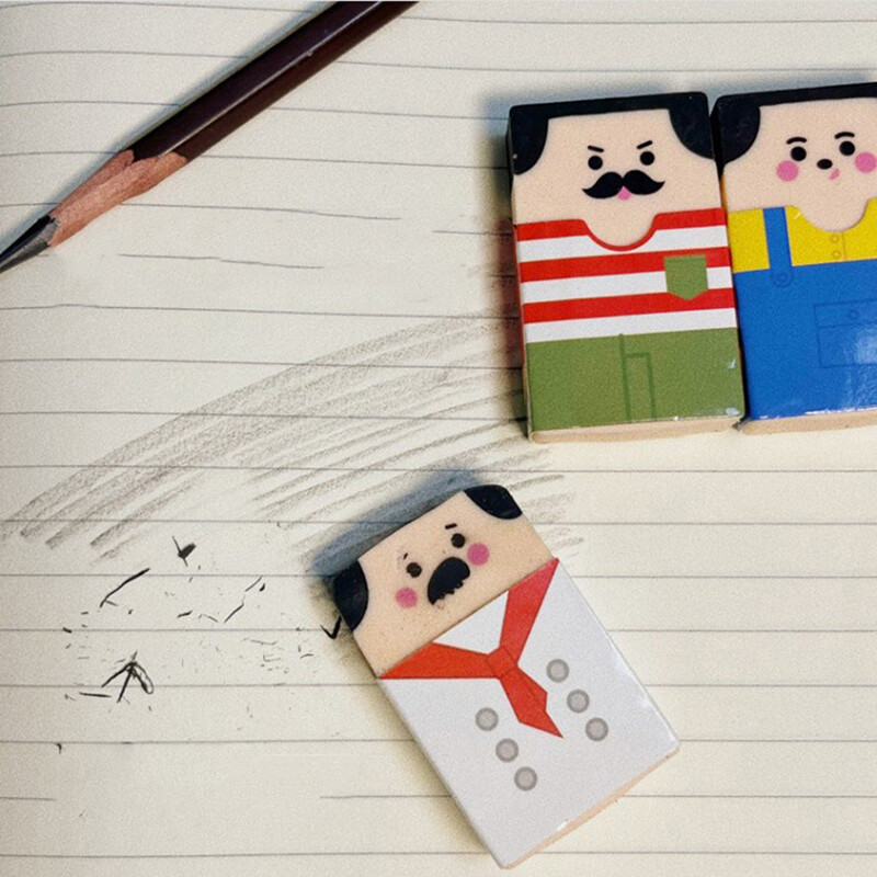 1 kom. Kreativna ćelavost Starac Gumica Olovka Gumica Studentski pribor Školski uredski materijal za djecu i studente