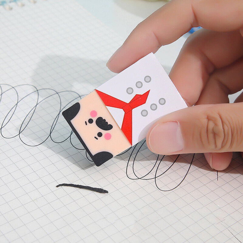 1 kom. Kreativna ćelavost Starac Gumica Olovka Gumica Studentski pribor Školski uredski materijal za djecu i studente