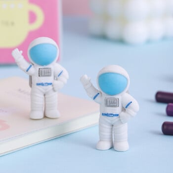 3 τεμ/συσκευασία Creative Space Astronaut Rubber Pencil Eraser Μαθητικά παιδικά βραβεία Γραφική ύλη Σχολική προμήθεια Χαριτωμένα χαρτικά